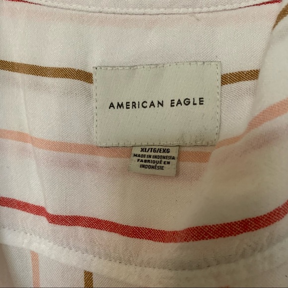 American Eagle Striped Button Down - Picture 2 of 2